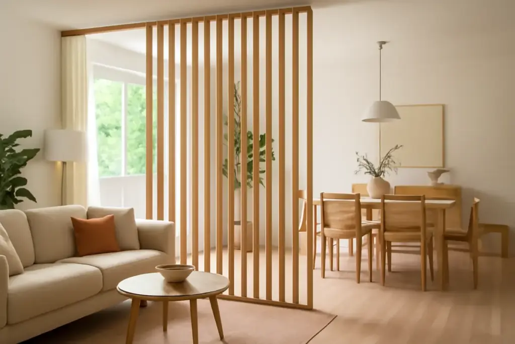 Dividere ambienti senza muri: idee d’arredo che lasciano passare luce e favoriscono la ventilazione