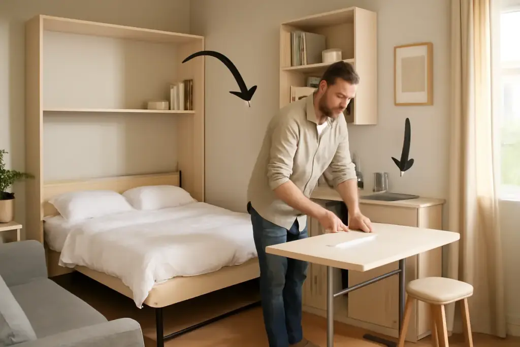 Soluzioni d’arredo multifunzione per case piccole: triplo risparmio con pochi cambiamenti