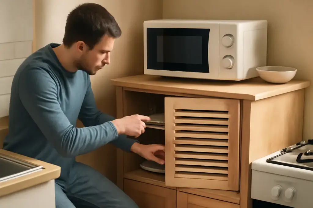 Scegliere una credenza per cucina piccola: il dettaglio strutturale che evita accumulo di calore e umidità