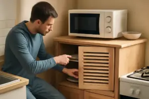 Scegliere una credenza per cucina piccola: il dettaglio strutturale che evita accumulo di calore e umidità