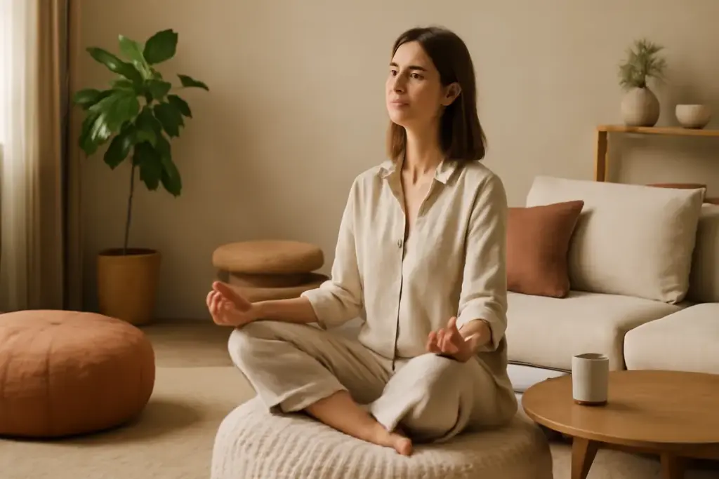 Arredare uno spazio relax con pouf e sedute basse: il vantaggio nascosto sul benessere quotidiano