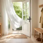 Come arredare l’ingresso per favorire la circolazione dell’aria? L’accorgimento che migliora anche l’estetica