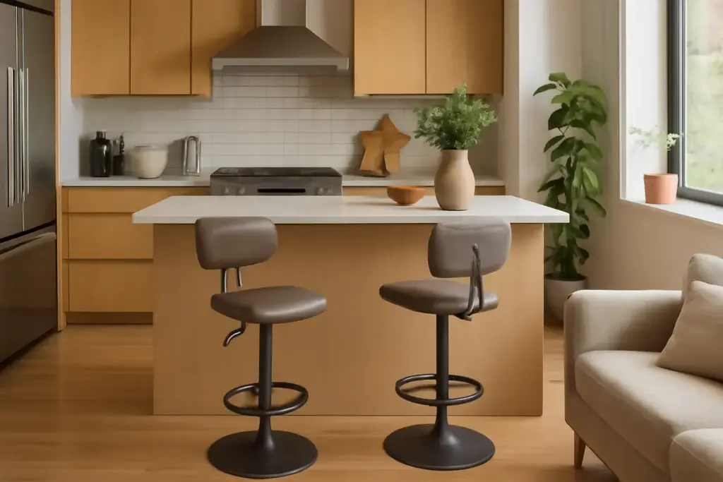 Sgabelli regolabili in cucina open space: scopri il vantaggio ergonomico che migliora anche l’ambiente