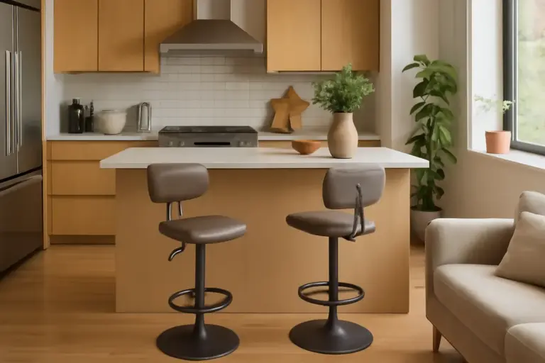 Sgabelli regolabili in cucina open space: scopri il vantaggio ergonomico che migliora anche l’ambiente