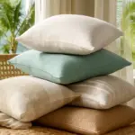 Come scegliere cuscini decorativi traspiranti per l’estate? I materiali che favoriscono il fresco