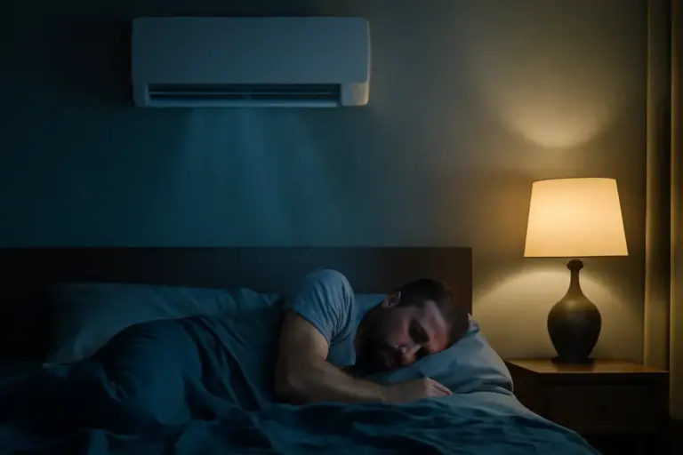 Posso lasciare acceso il climatizzatore anche di notte? I pro e contro che spesso non vengono considerati