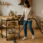 Utilizzare mobili su rotelle in cucina e soggiorno: il benefit pratico che semplifica anche la pulizia