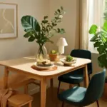 Come personalizzare una zona pranzo compatta senza rinunciare al fresco? La disposizione efficace alla portata di tutti