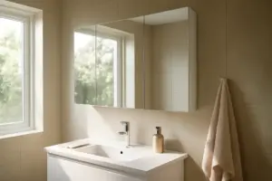 Armadietti a specchio in bagno: la soluzione ideale per aumentare luce e spazio reale